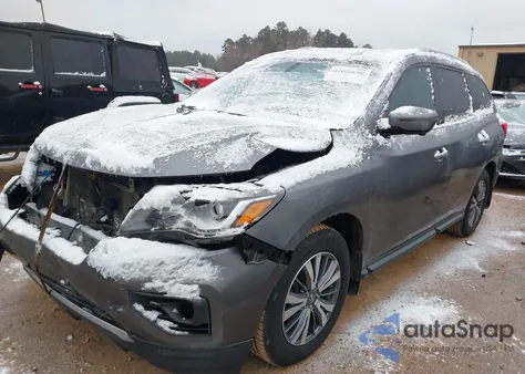 2017 Nissan Pathfinder Sl из США, поврежденный, VIN 5N1DR2MN0HC660974